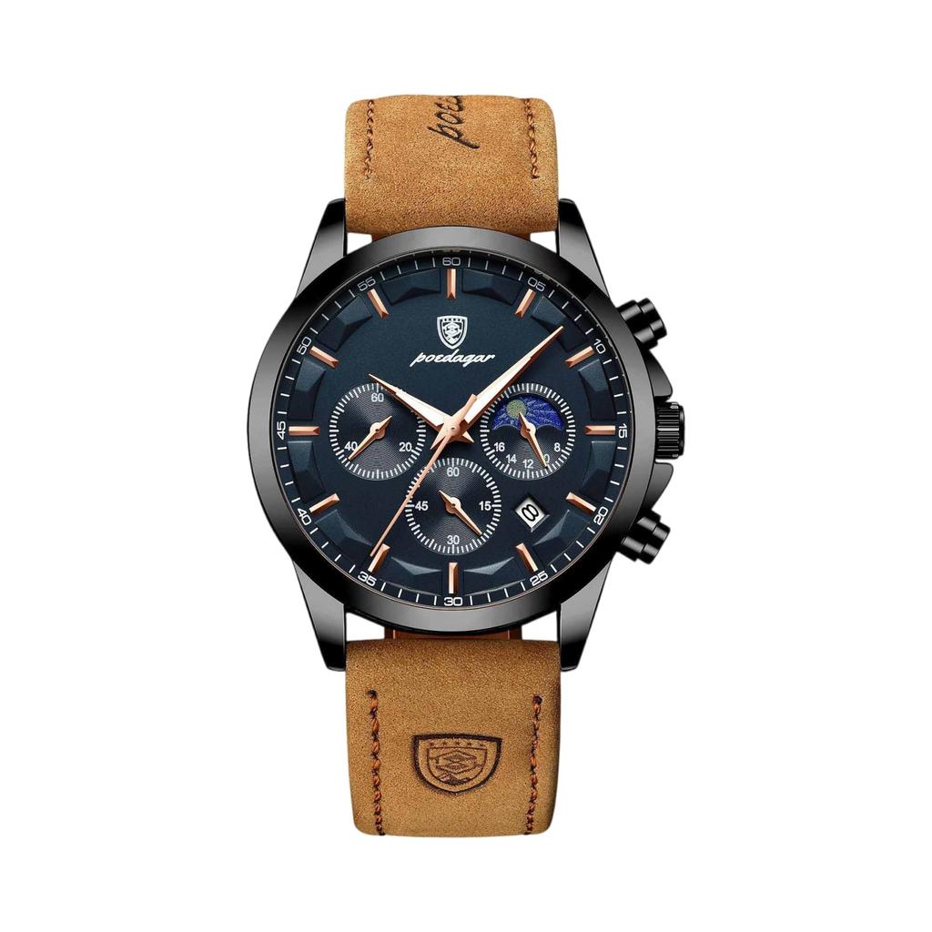 Men's Waterproof Luminous Running Alarm Clock Watch