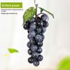 1Pcs Realistic Plastic Artificial Grapes Bunches Simulation Fake Fruit with Leaves for Vintage Home Decor Party Table Display