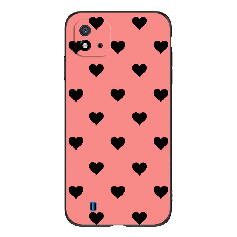 For Realme C11 2021 2020 Case Silicon Back Cover For OPPO RealmeC11 C 11 Case 6.5inch Black Tpu Case Cute Funy