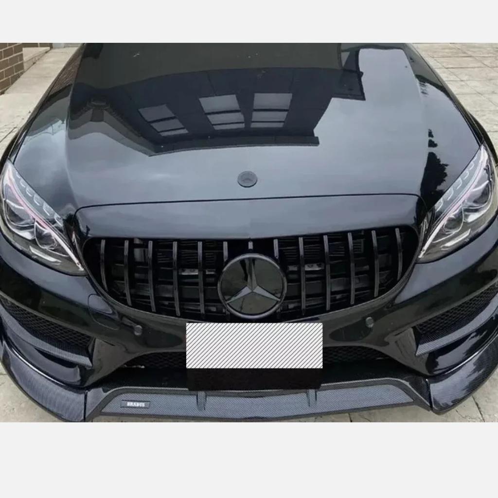 Hot Car Sticker 18.5cm Grille Badge Front Convex Star Emblem For Mercedes Benz CLA Class CLA C117 2013-2019 CLA C118 2019-2020