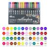 8/12/36/48 Color Double Line Outline Art Pen Marker Pen DIY Graffiti Outline Marker Pen Highlighter Scrapbook Diary Poster Card