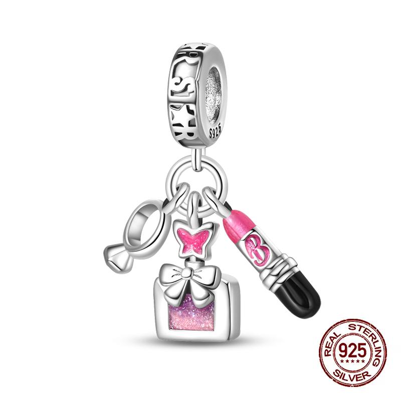 New Copper Perfume Luminous Eggshell Charms Beads Fit Pandachoriginal Bracelet Diy Fine Birthday Jewelry Gifts