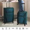 Traveler Aviron Bay Expandable Soft Side Luggage with Spinner Aviron Bay Expandable Soft Side Luggage with Spinner Wheels U.S. Wheels, Black, Carry-on