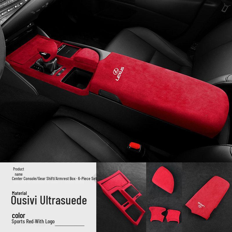 Lexus ES Gear Shift Cover: Suede Interior Sticker for ES200/ES300h/260 Console
