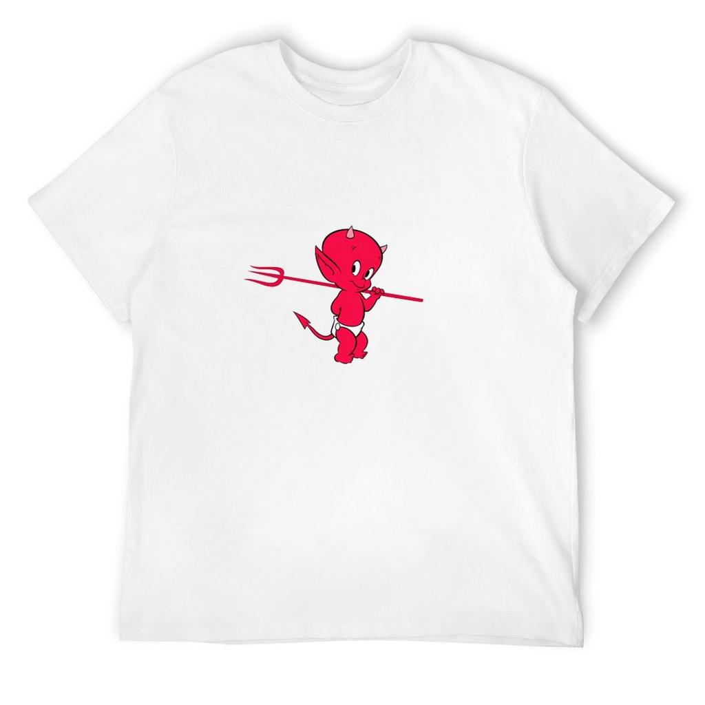 Baby Devil T-shirt plusstorlekar djurtryck för pojkar anime t-shirt t-shirts för män paket
