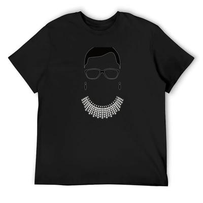 Ruth Bader Ginsburg Portrait T-Shirt Man T-shirt Quick Drying Rapper Graphic Tees T Shirts for Men