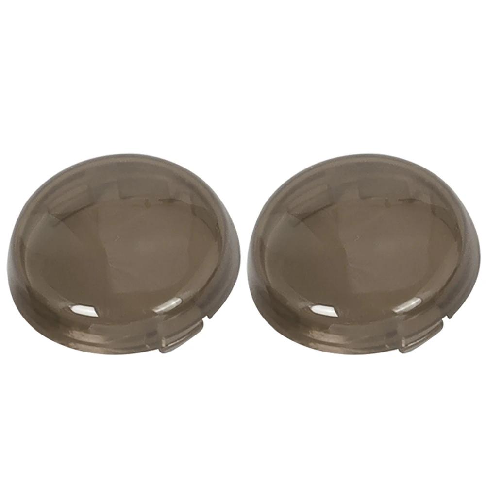 

Pair Motorcycle Indicator Turn Signal Light Lens Cover Caps For Harley Dyna Softail Electra Glide Road King Sportster 883 1200 серый