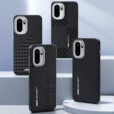 Luxury Carbon Fiber Pattern Moblie Phone Case for OnePlus 15R 15 1+ACE 6 6T 13T 13S Magnetic Wireless Charging Shockproof Cover