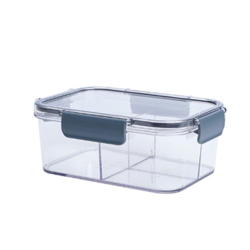 Lebensmittelechte Transparente Kühlschrank-Aufbewahrungsbox mit Fächern