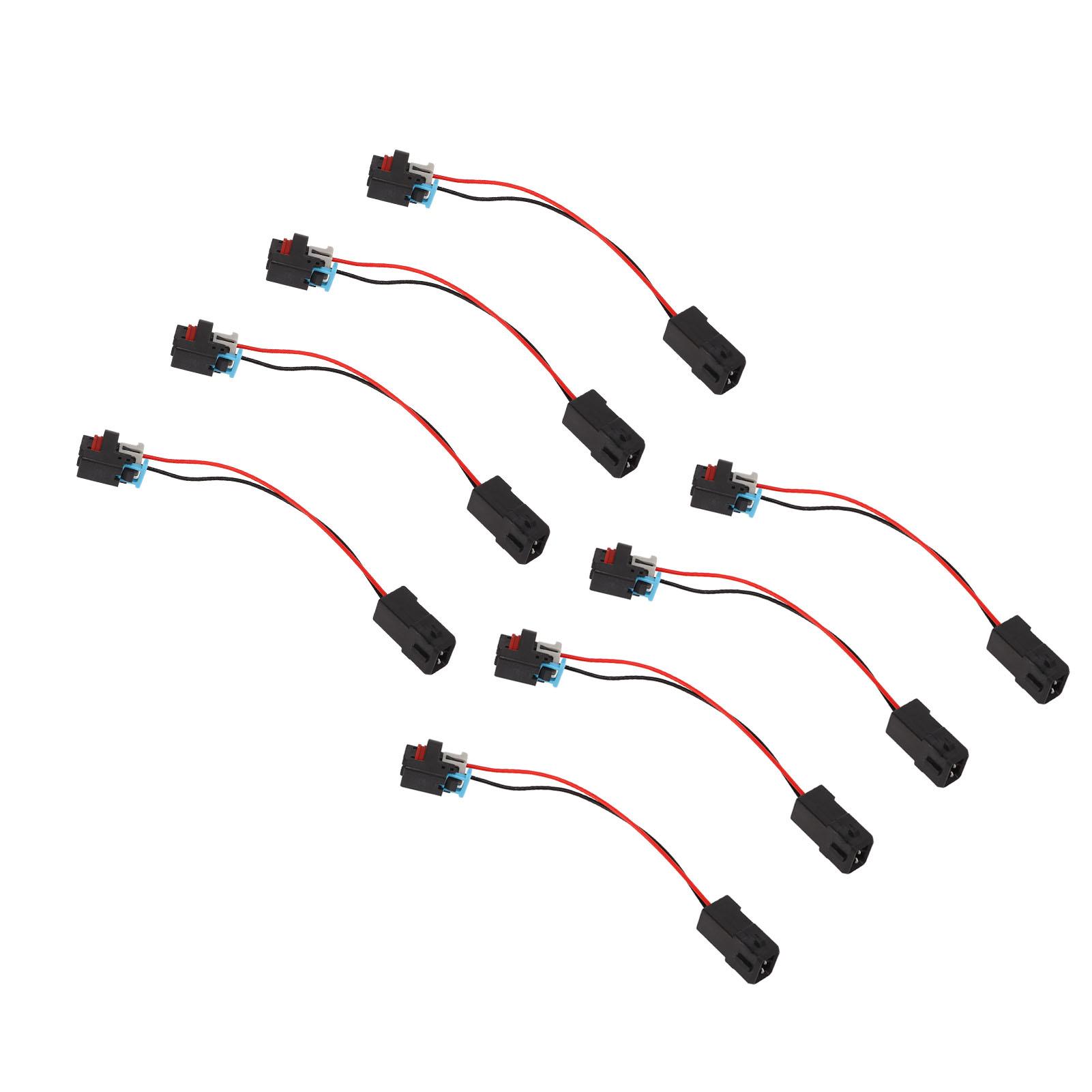 

8Pcs Fuel Injector Connector Plug Wire Harness for Delphi Injectors LQ4 LQ9 4.8 5.3 6.0 Engine