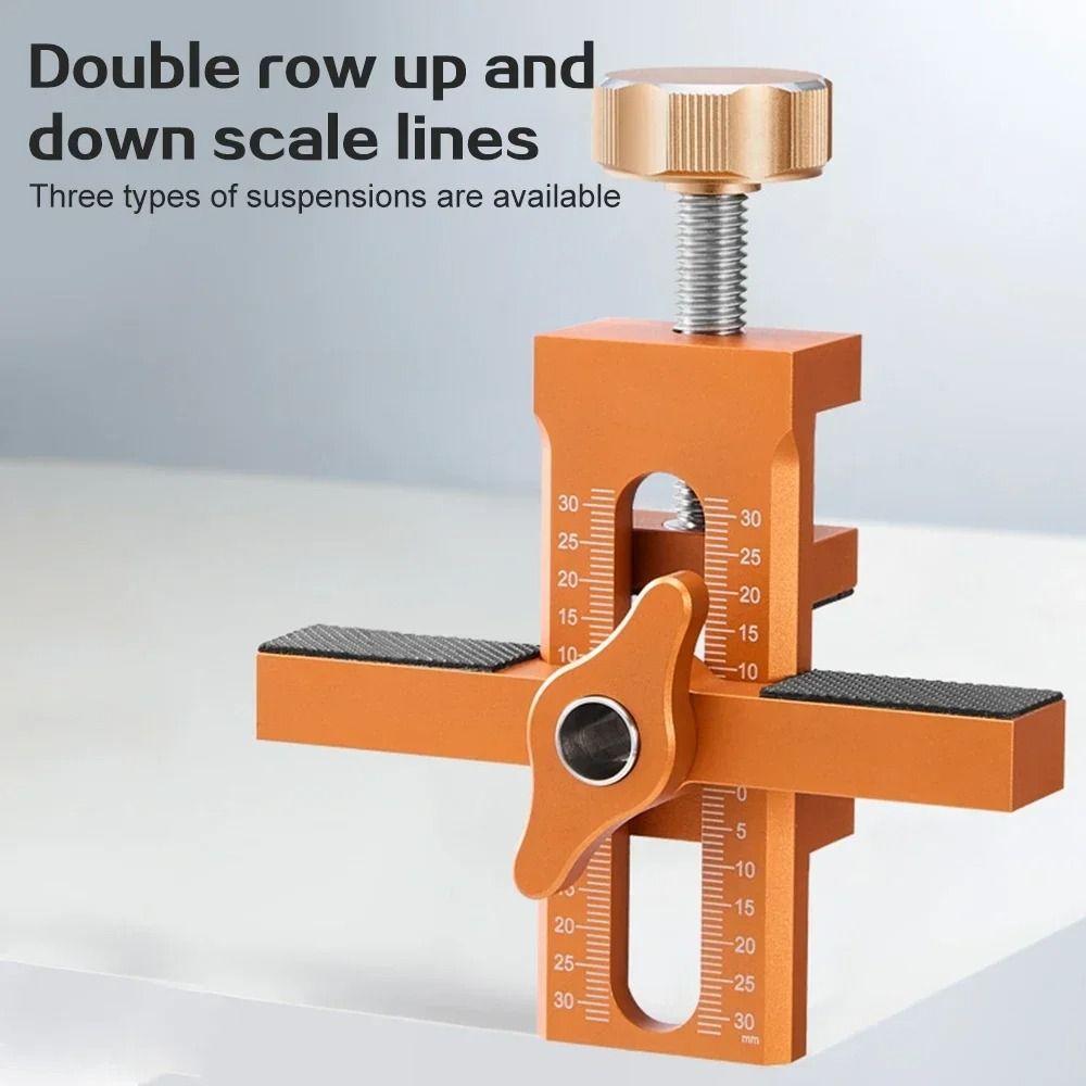 Adjustable Cabinet Door Panel Installation Jig Rebounder Punched Mounting Jig  Closet Door Mounting