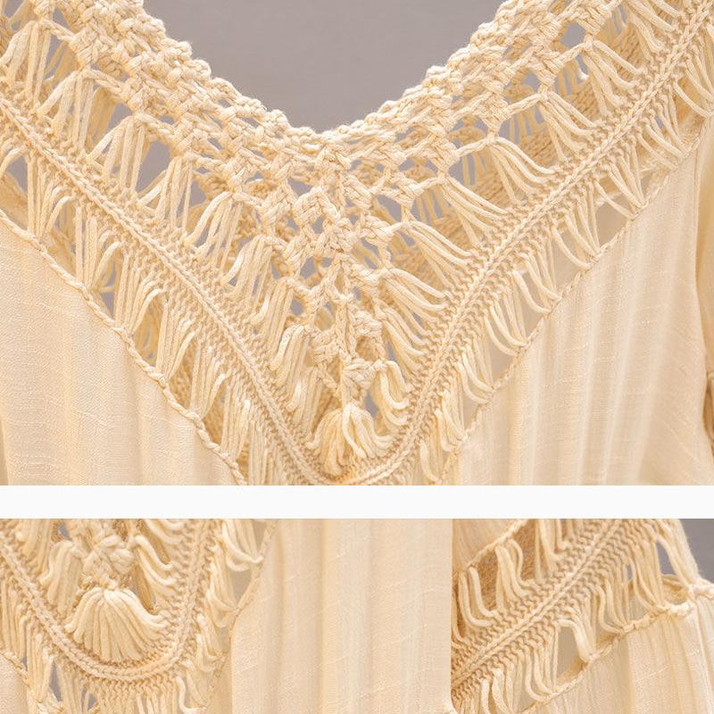 Sonnenschutzkleidung für Damen, aushöhlen, Pullover, Kleidung, Sommer, sexy Strickoberteile, Oberbekleidung