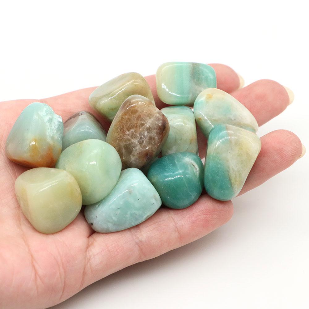 Natural Tumbled Stones Bulk Polished Rocks Gemstones Assorted Healing Crystals for Home Garden Tank Aquarium Decoration
