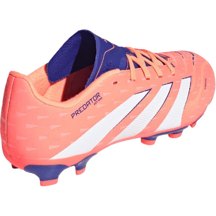 Adidas Predator League Comfortable Soft Non-Slip Shock Absorbing Wear-Resistant Low-Top Soccer Shoes Kids Soccer Shoes Pink White Orange JI1145