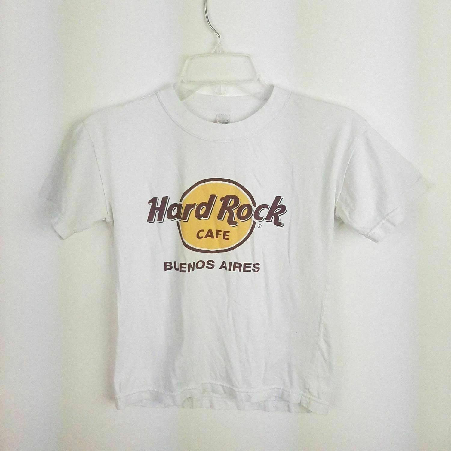 Hard Rock Cafe Buenos Aires T-shirt Boys Size Medium TJ3 2XL