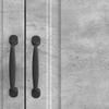 Sideboard Concrete Grey 66 x 34.5 x 87 cm Particleboard