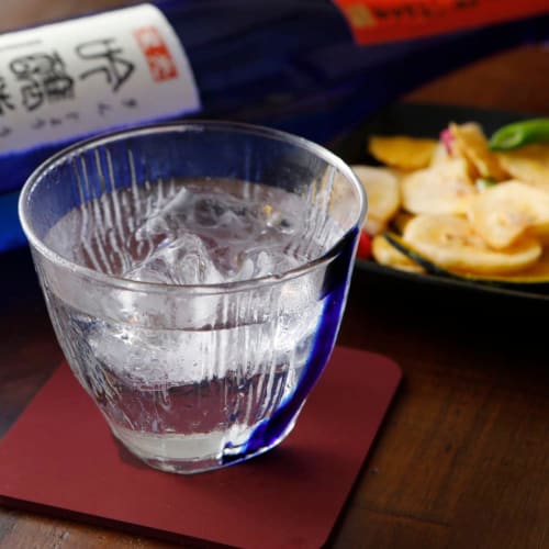 Aion Coaster, Absorbent Sponge, Square, Navy Blue, 9x9cm, Non-Stick, Non-Slip, Shatter-Resistant, Chip-Resistant, Washable, 753-NB