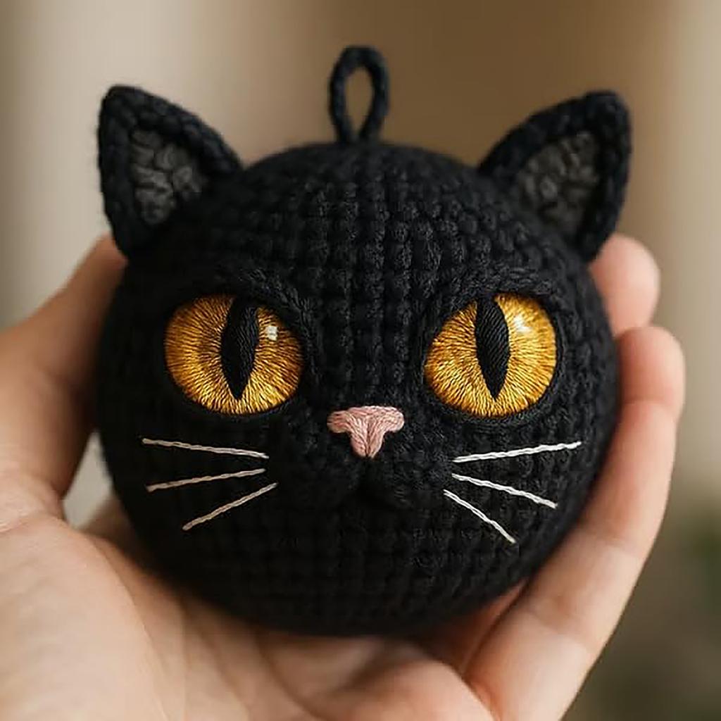 Handmade Crochet Doll – Knitted Yarn Plush Toy & Home Decor Gift