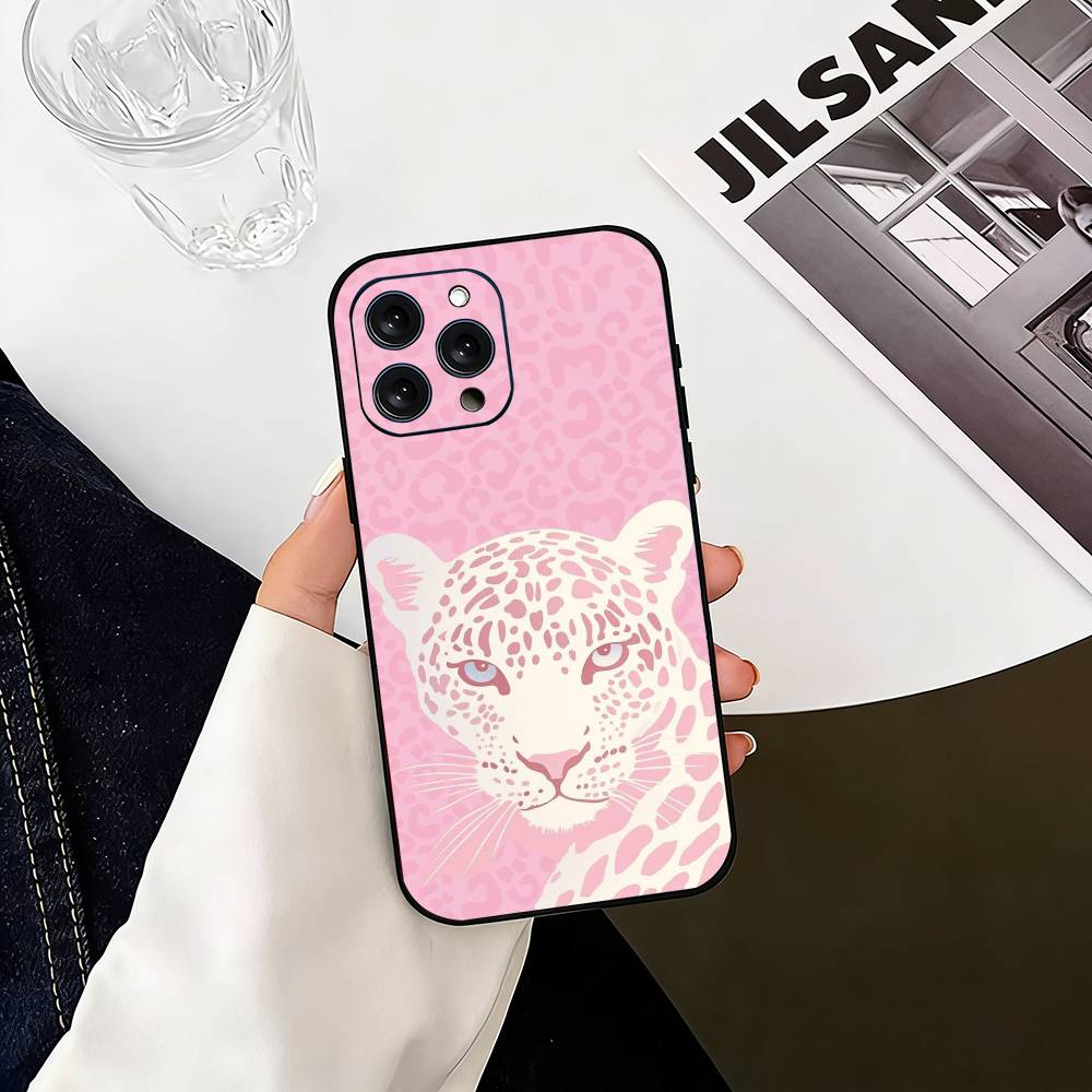 

Artistic Leopard Phone Case Silicone Soft For IPhone 17 16 15 14 13 12 11 X XR Plus Pro Max Plus iPhone13