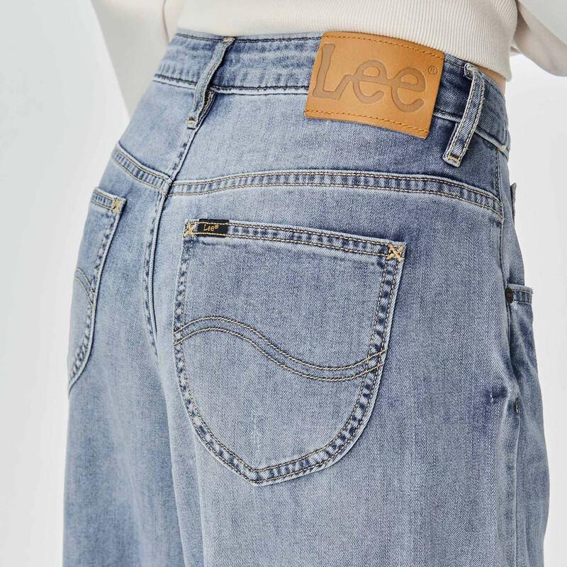 Lee Women's Low-Rise Tencel Wide-Leg Jeans
