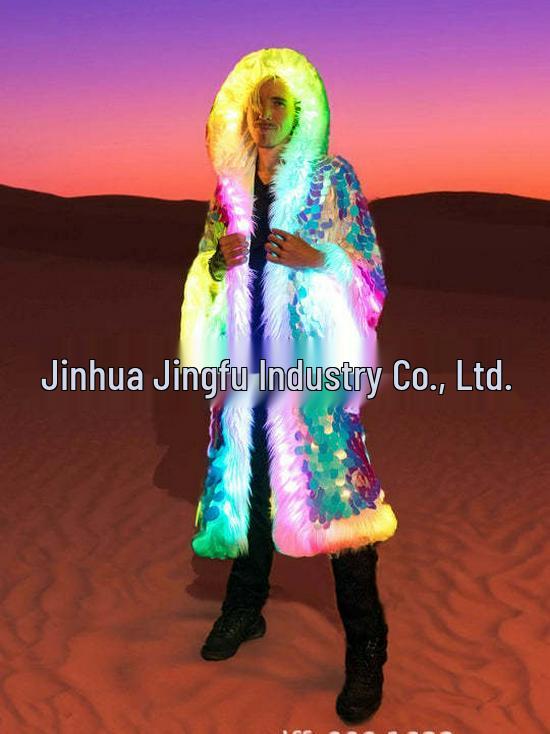 Sieviešu LED sequin jaka Cosplay, Anime