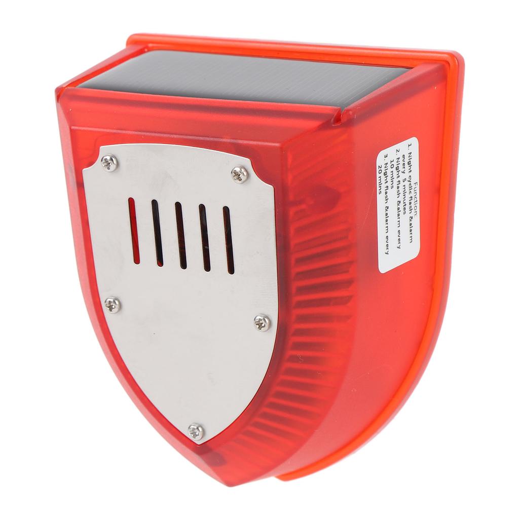 Solar Alarm Detector 5 Minutes 10 Minutes 20 Minutes Cycle High Conversion Rate Solar Sound and Light Alarm