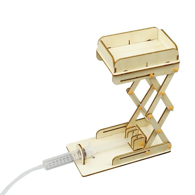 

Гидравлическая подъемная платформа своими руками Начальная и средняя школа Изобретение Паровая технология Малое производство Научный эксперимент Модель Игрушка древесина