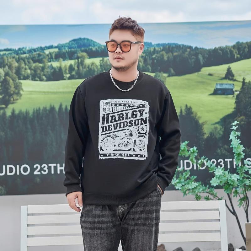 Printed soft high quality fabric wrinkle-resistant men's street sports casual breathable loose fashion trend comfortable long-sleeved tops