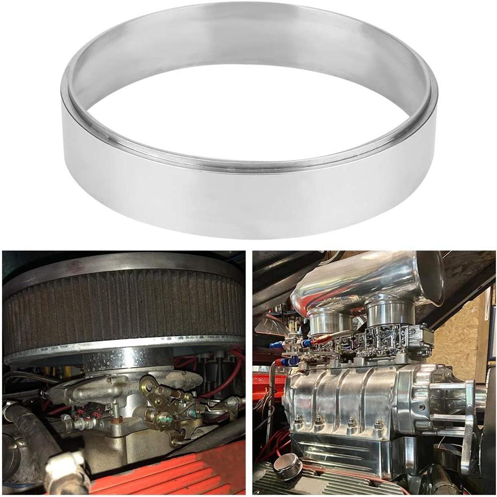 1" Luftfilter-Abstandshalter aus Aluminium, passend für Edelbrock mit 5 1/8 Zoll Vergaseröffnung