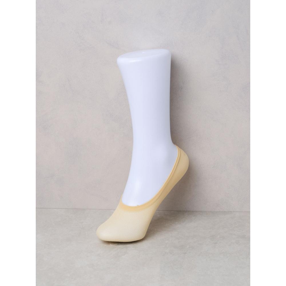 DaiSo Dame S meSh Sokker 2 Par Sett Beige