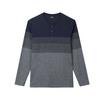 PAT Gradient Pattern Henley Neck T-Shirt_1H55301