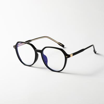 Transparent Large-Frame Glasses Women'S College Frame Mirror Plain Mirror Can Do Myopia