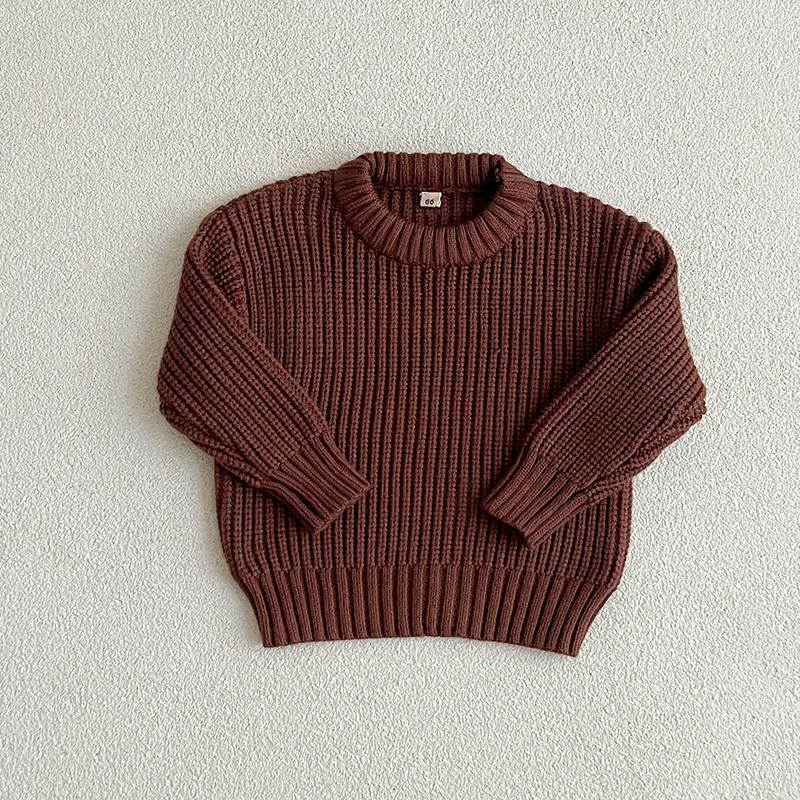 Suéter de Punto para Bebé Niño Niña Ropa Otoño Niño Pequeño Infantil Tejido de Punto Algodón Suave Invierno Manga Larga Tops Jersey para Bebé