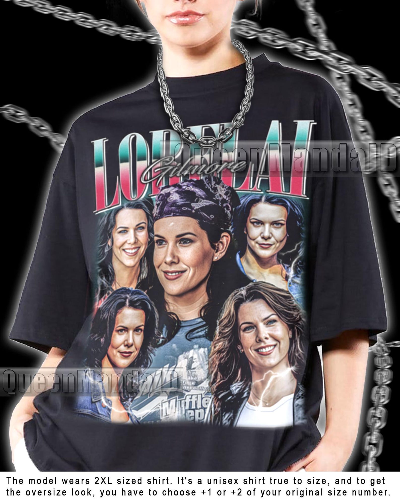 Lorelai Gilmore Shirt Vintage 90s Unisex T-Shirt, Retro Fan Gift Bootleg Shirt, Movie PK92 S