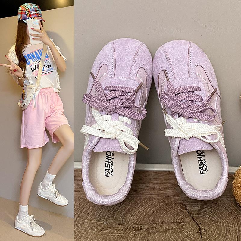 Dexun Shoes Women's 2025 Summer New Inner Height Increase Casual Sports Board Shoes Fashion Versatile Student Ugly Forrest Gump Shoes