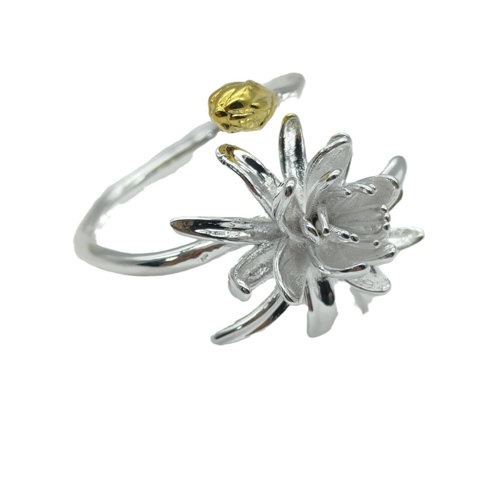 

Винтажное цветочное регулируемое кольцо с нишевым дизайном Adjustable opening