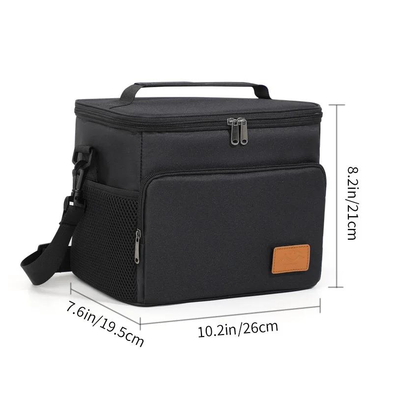 Portable Large Insulated Lunch Bag Waterproof Leak-proof Thickened Handheld Shoulder Carry Outdoor Camping Picnic Cooler Bags