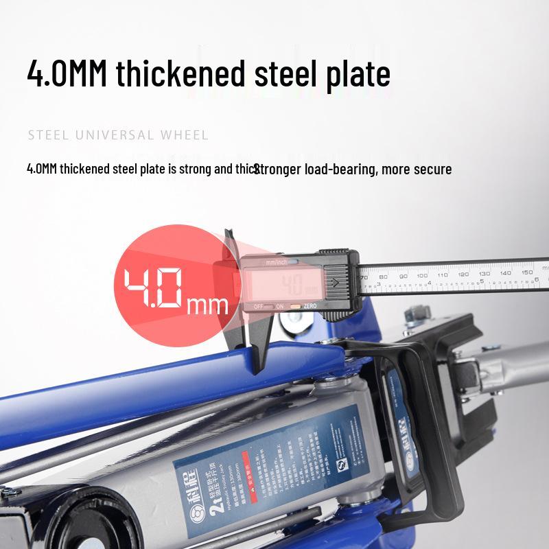 2-Ton Horizontal Hydraulic Car Jack for SUVs – 3T Tire Change Tool