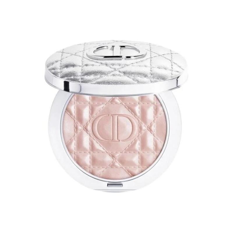 DIOR makeup highlighter powder, natural, delicate, clear, hydrating, brightening color cosmetics #03 Pearlescent Powder розовый