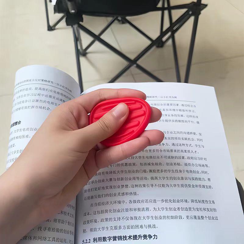 6Pcs Fidget Sensory Stone For Kids Adults Worry Stones Silicone Textured Adhd Autism Anxiety Stress Relief Toys Classroom Prize