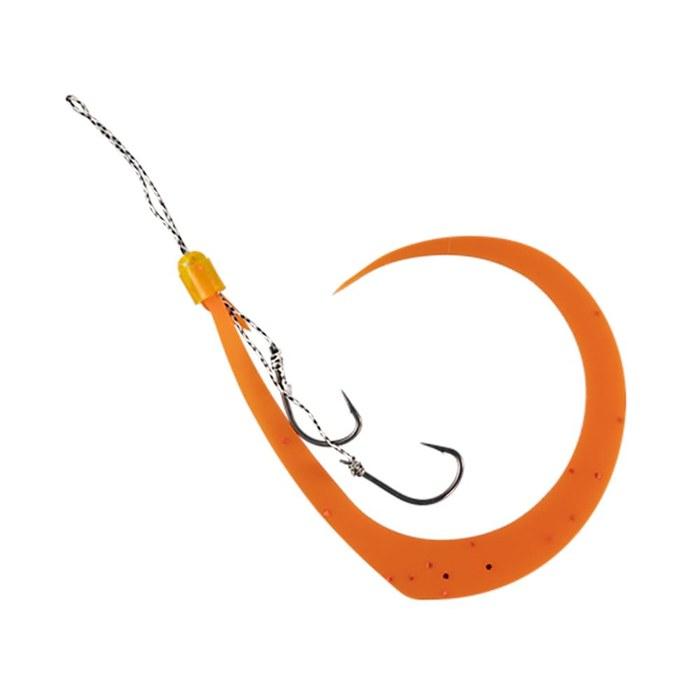 JACKALL Binbin Hook Musou Tie Hook Set 2-Hook Ske-ske Orange #8