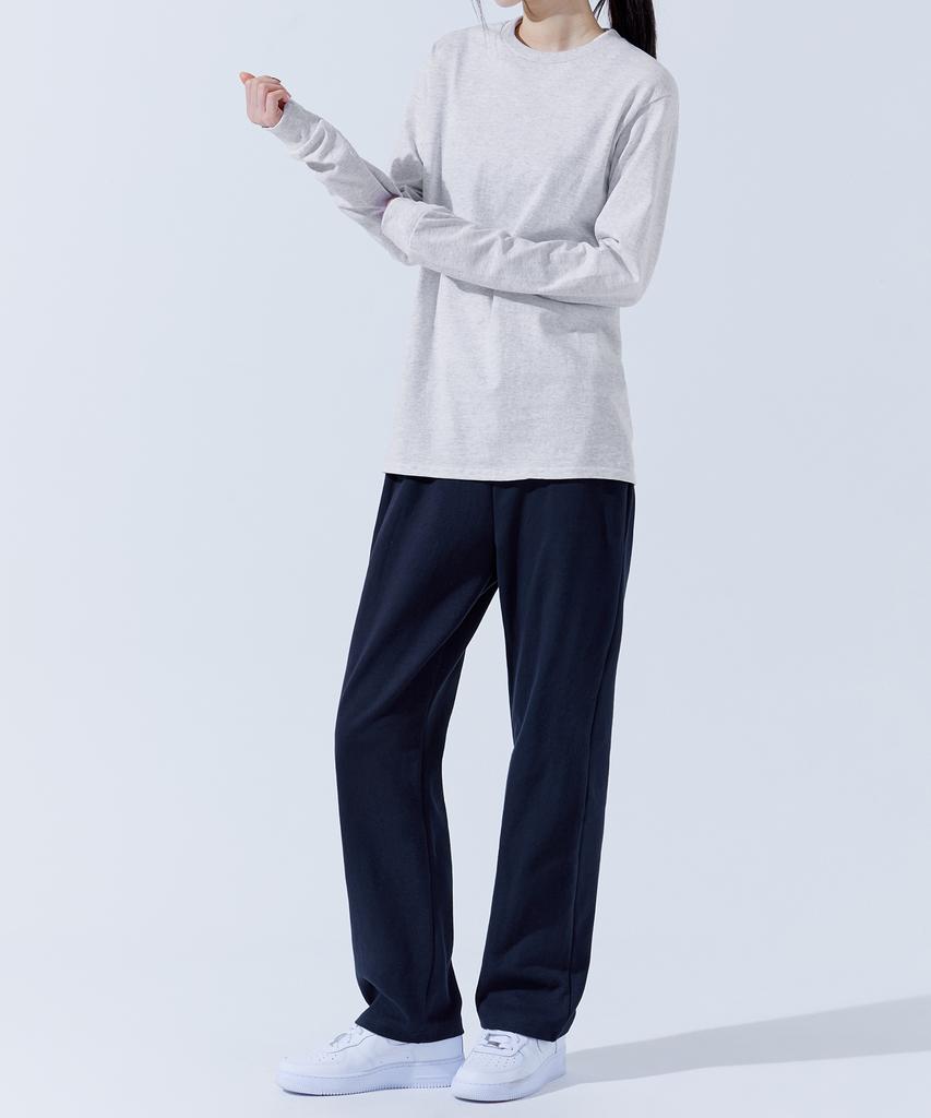 TOPBOY [Non-Fleece Or Fleece-Lined] Straight Regular Straight Training Pants Navy