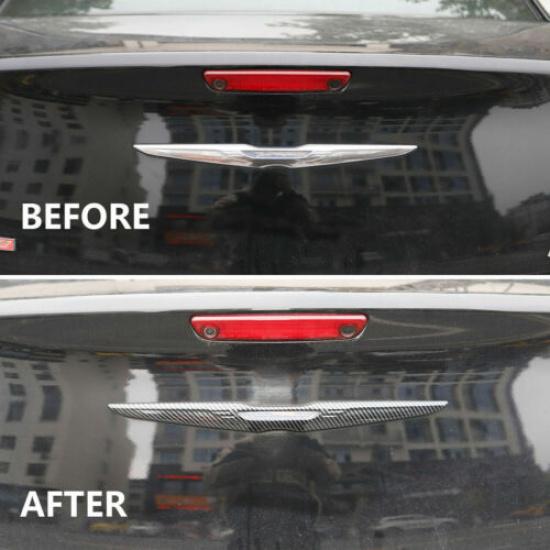 Car Front Grille Tailgate  Emblem Decor Cover Trim Kit For Chrysler 300 15+
