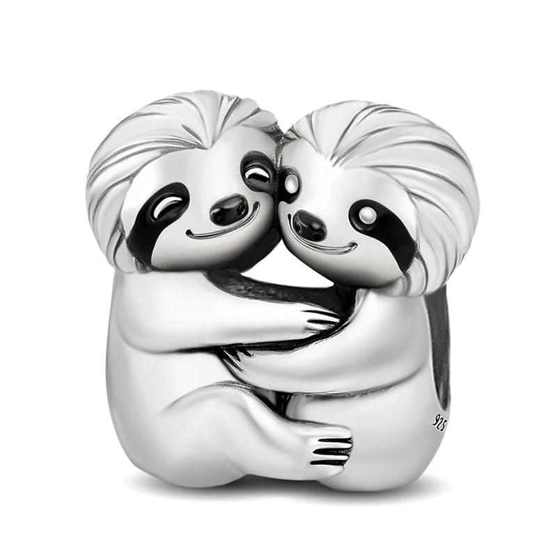 Copper Mushroom Pink Cat Dog Cake Tree Of Life Charms Beads Fit For Original Pan Bracelets Diy Fine Jewelry Gift