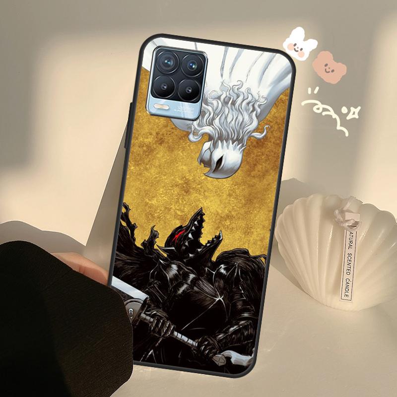 Berserk Guts Anime Per OnePlus 10 Pro 9 Pro 8T Nord2 9R Custodia Per Realme GT 2 Pro 7 8 GT Neo2 9i 8i C21 Coque