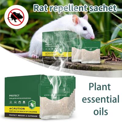 Pour Souris Rats Écureuil Usage Intérieur & Extérieur, Répulsif Naturel Rat Souris Sans Danger pour la Famille & les Animaux de Compagnie