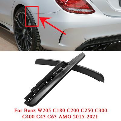 Dla Mercedes W205 C180 C200 C250 C300 C400 C43 C63 AMG 2015-2021 Tylny Zderzak Poszerzenie Błotnika Chlapacz Ochrona Przeciwbłotna Nakładka Nadkola