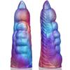 Compact Alien Shaped Remote Vibrating Dildo - Wireless Fake Penis Anal Plug for Women