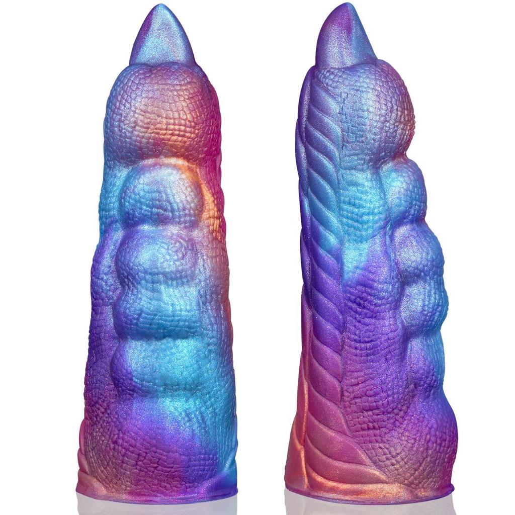 Compact Alien Shaped Remote Vibrating Dildo - Wireless Fake Penis Anal Plug for Women