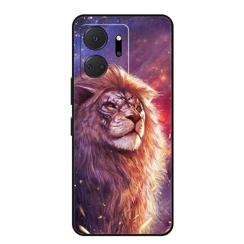 Handyhülle Für Honor X7a Rückseite Hülle X 7 a Coque Stoßfest Schwarzes Silikon Weiche Funda Für Honor Play 7T 7 T Hülle Play7T Capa